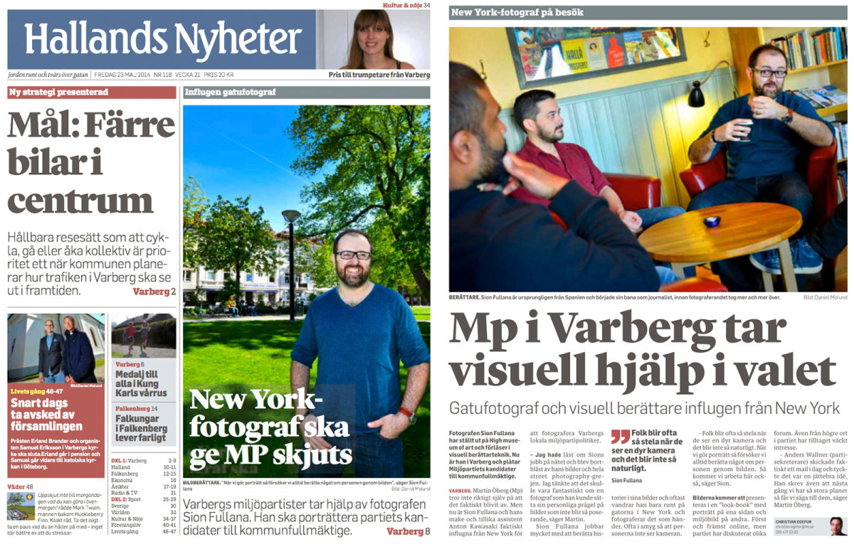 Sion Fullana in Swedish Newspaper 2