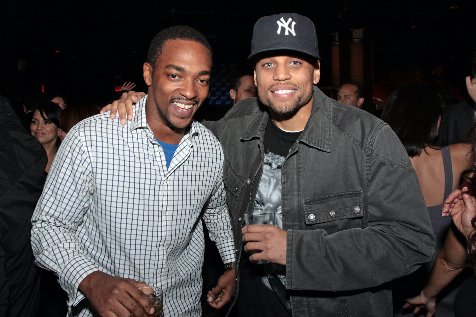 24 Hour Plays Afterparty Anthony Mackie and Michael Ealy
