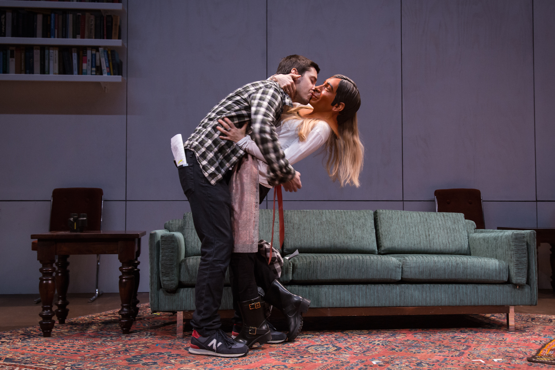 24 Hour Plays Rehearsals Justin Long and Amanda Seyfried