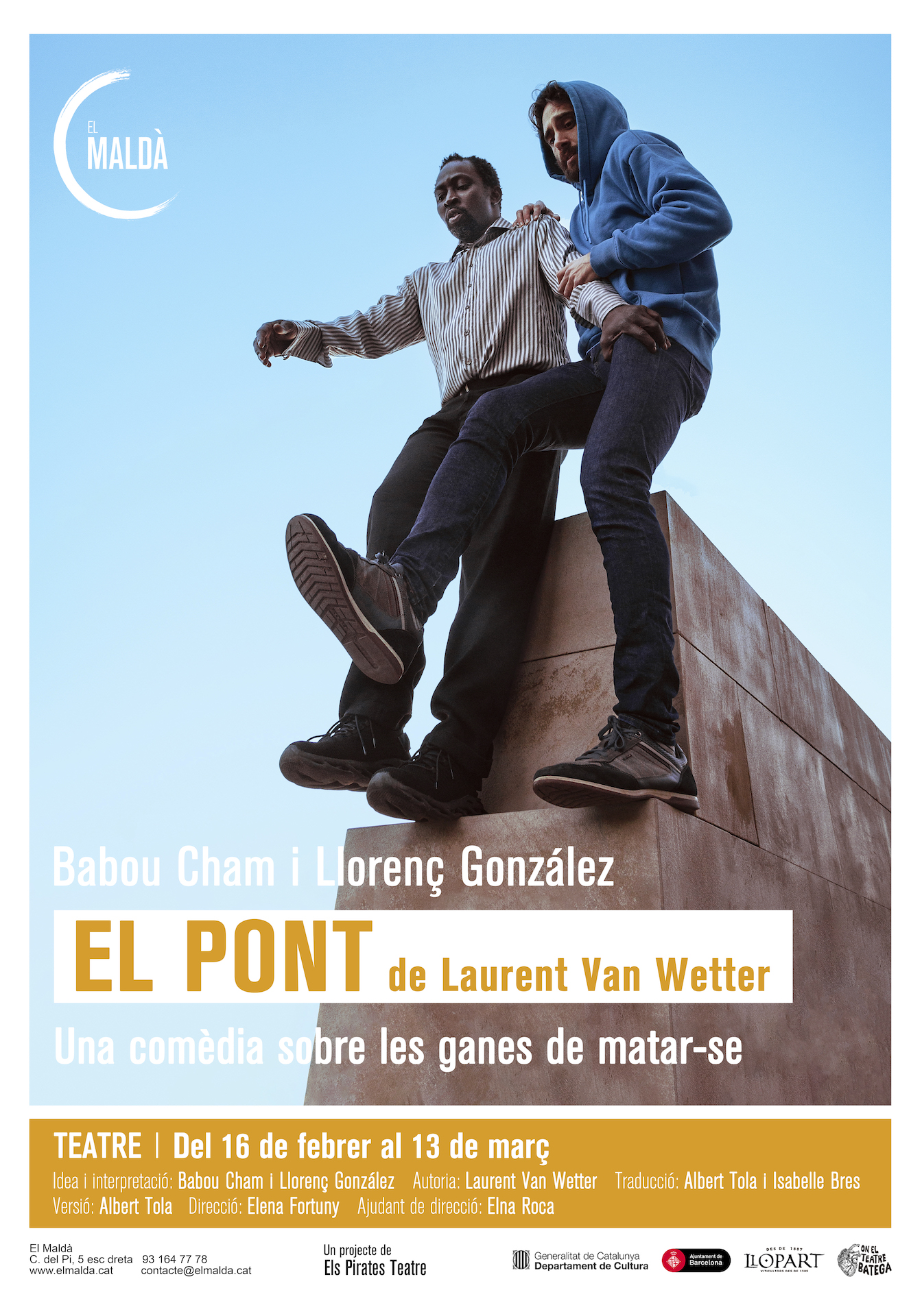 Poster El Pont Barcelona Teatre Malda