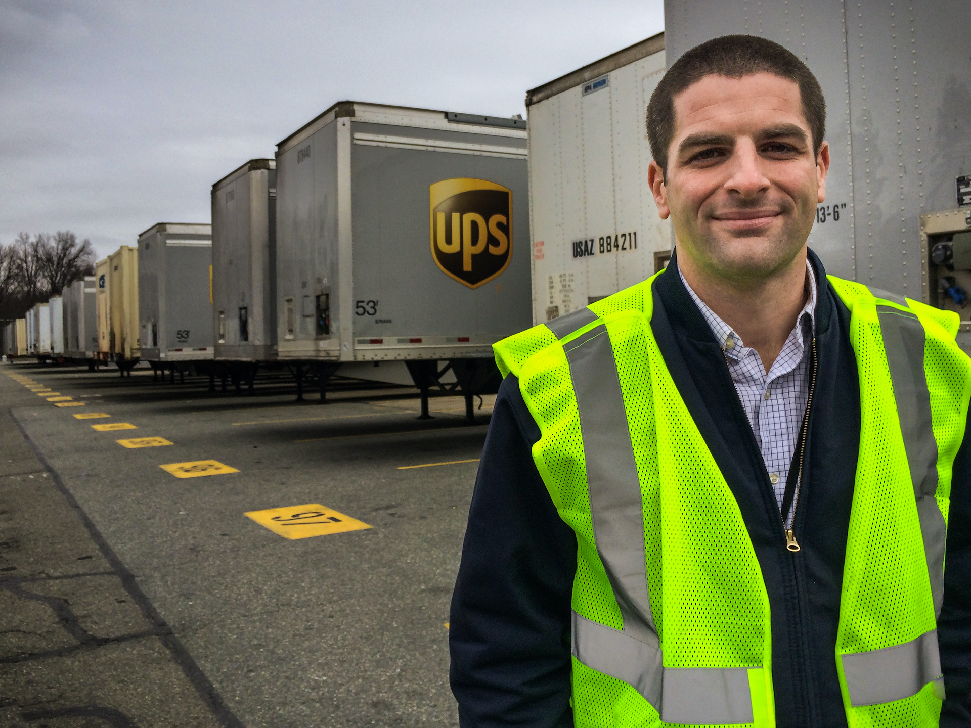 UPS Wishes Delivered Sion Fullana New Jersey Automotive Fleet Manager Brian Cataldi